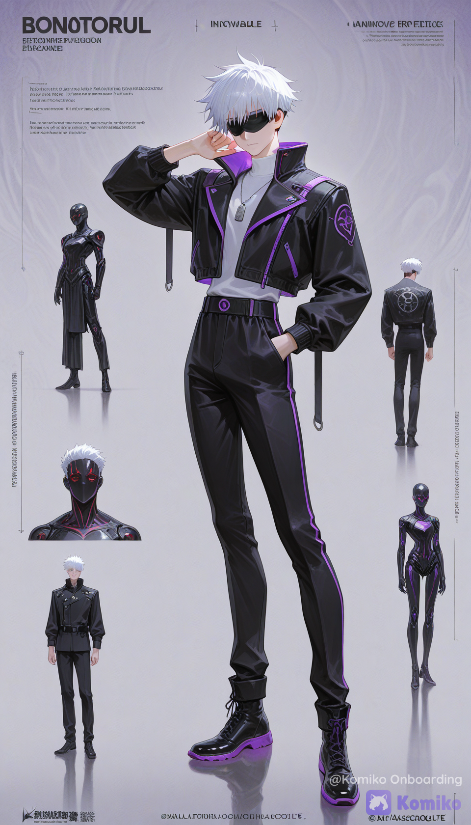 Sleek Purple Tech Style