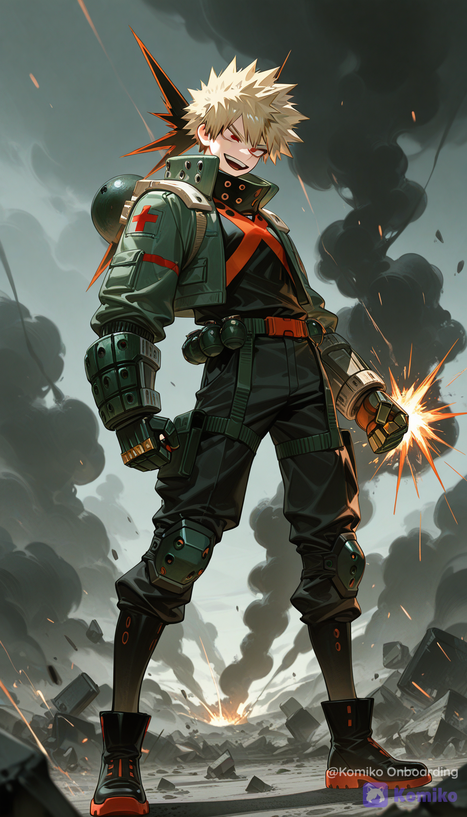 Battlefield Smoke and Fire