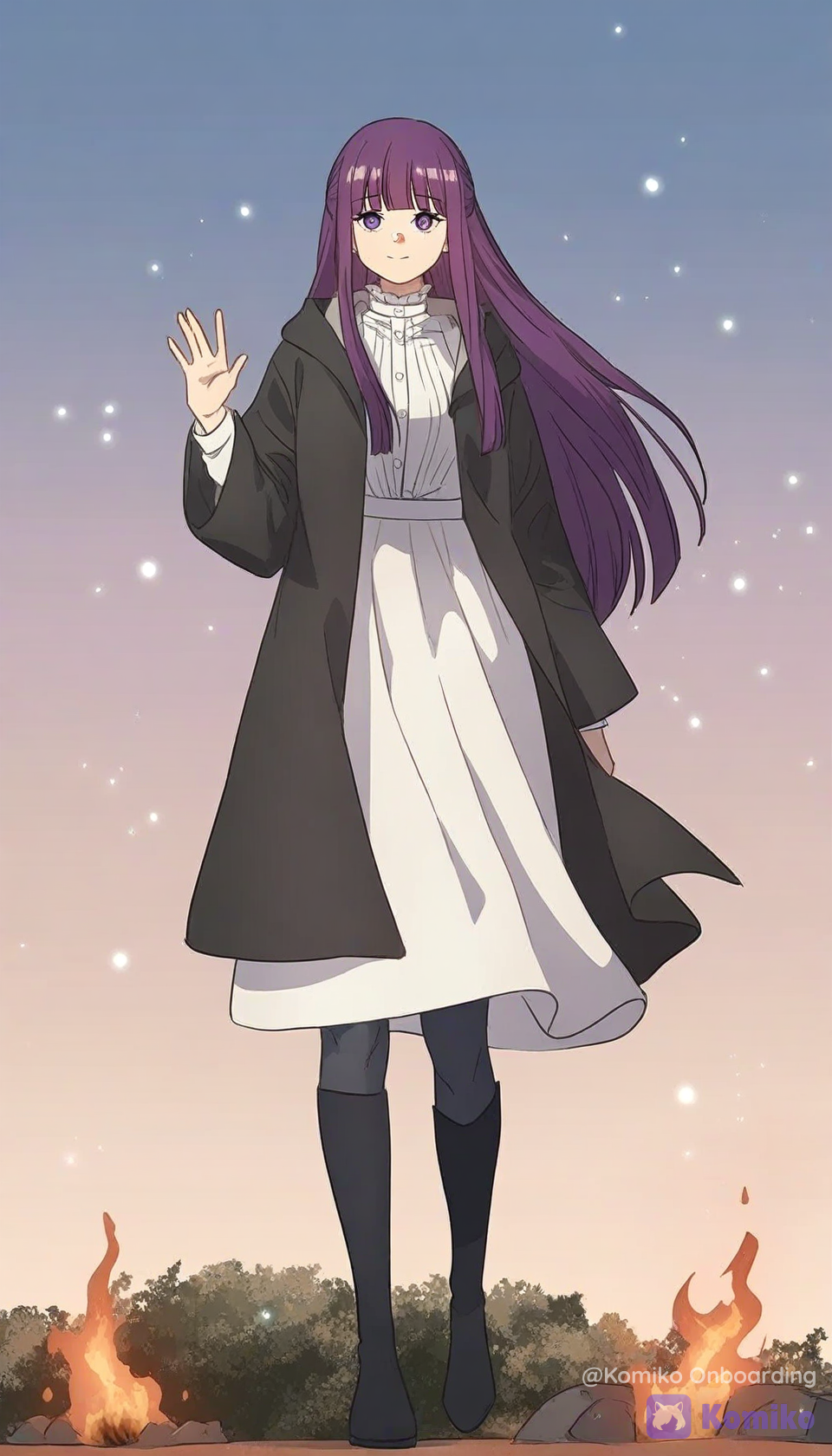 Starry Evening Greeting