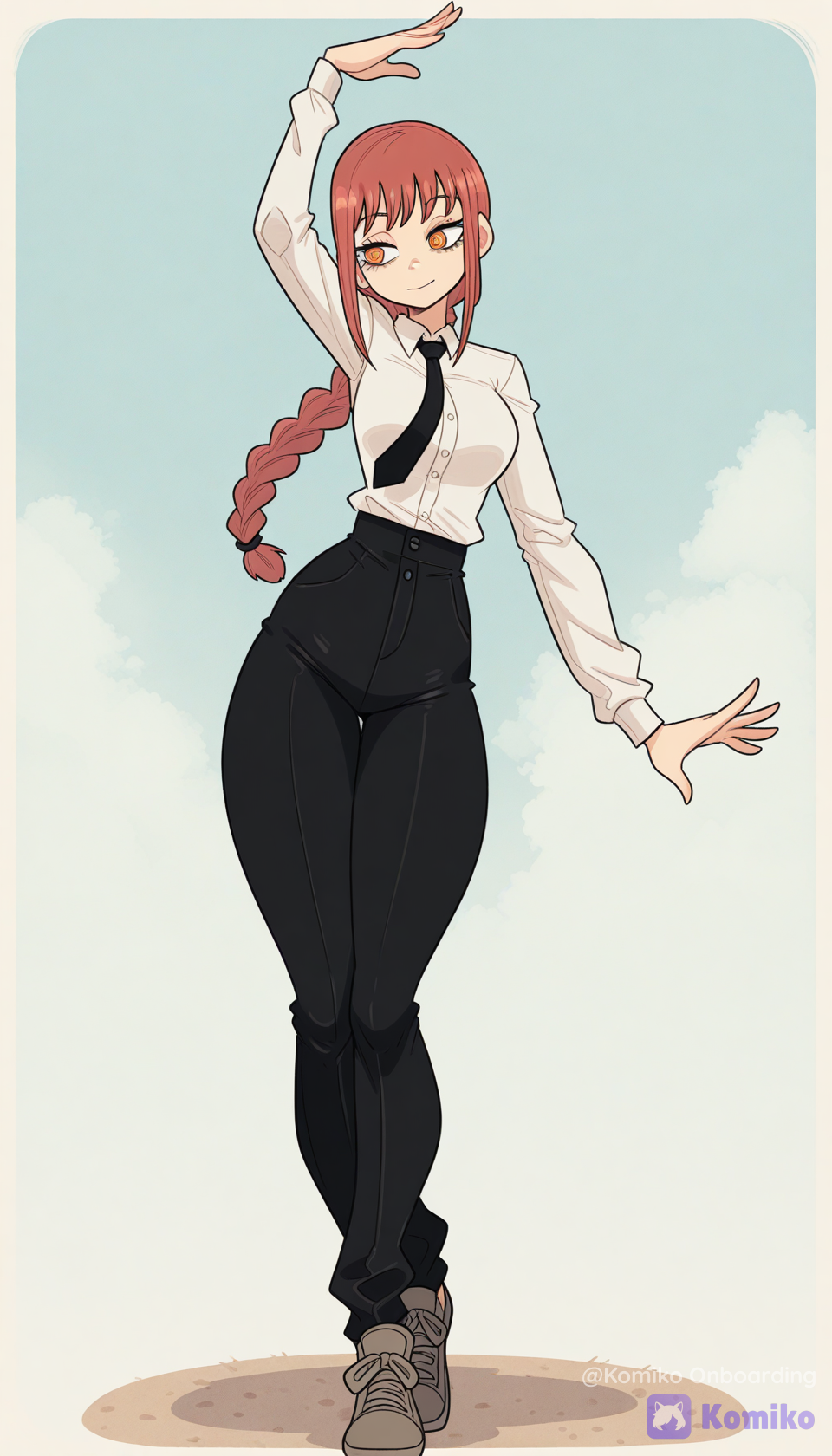 Elegant Sky Pose