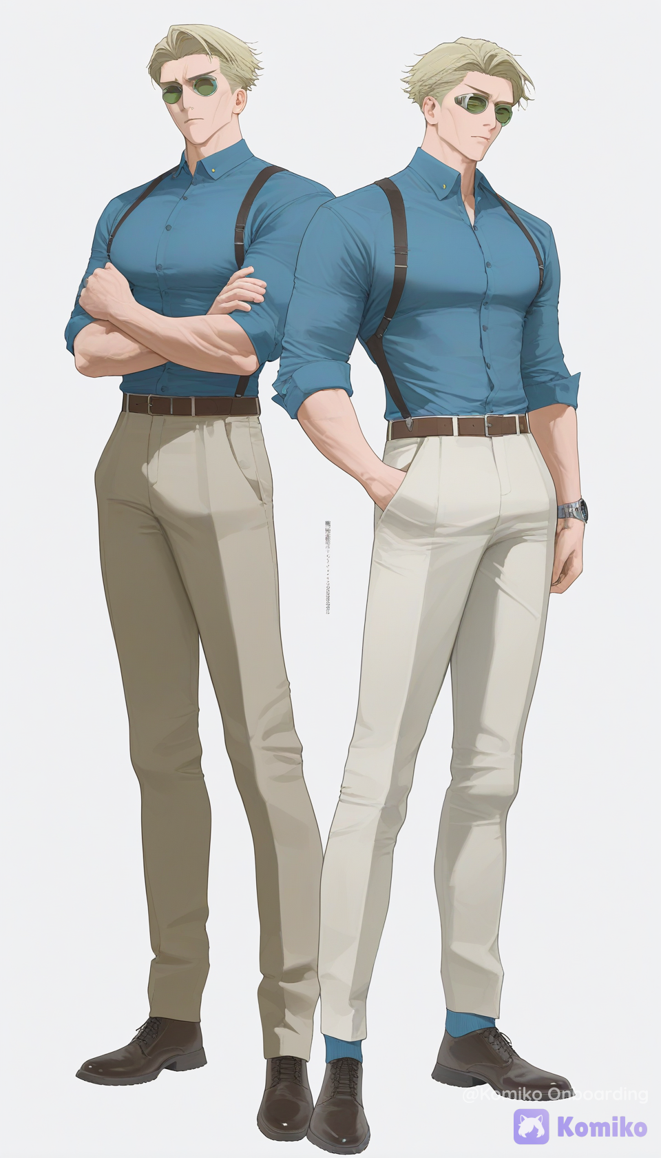 Polished Blue Attire