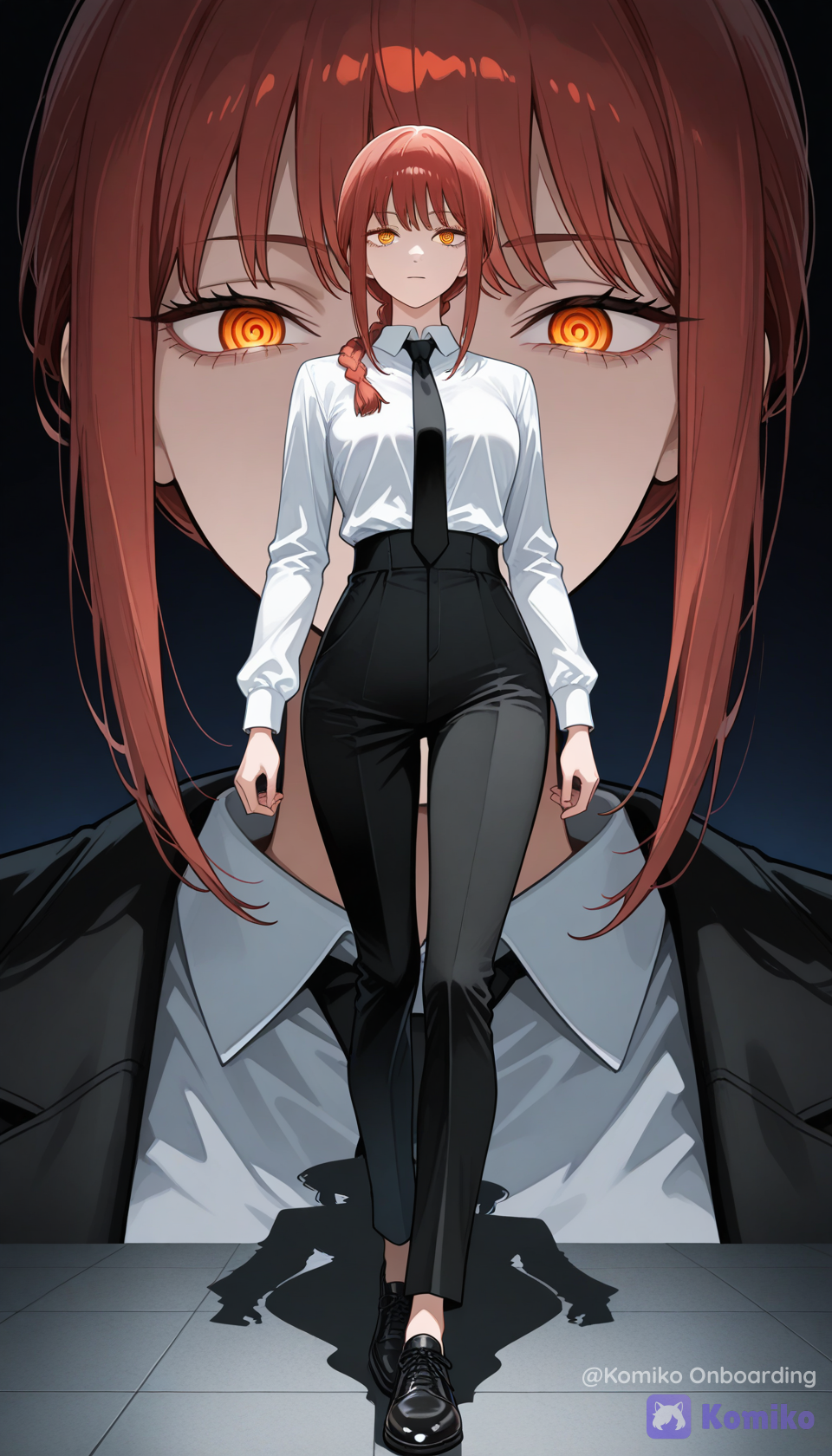 Intense Golden Gaze