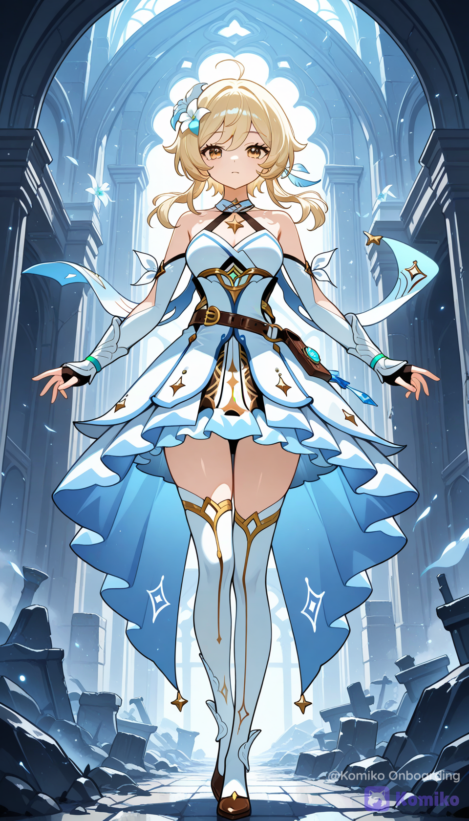 Divine Blue Radiance