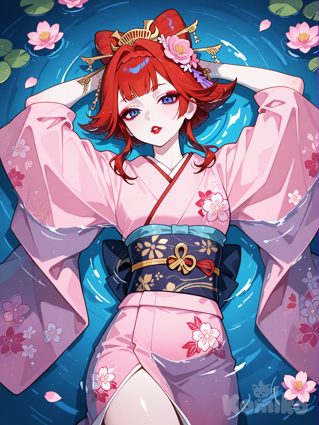 red lips