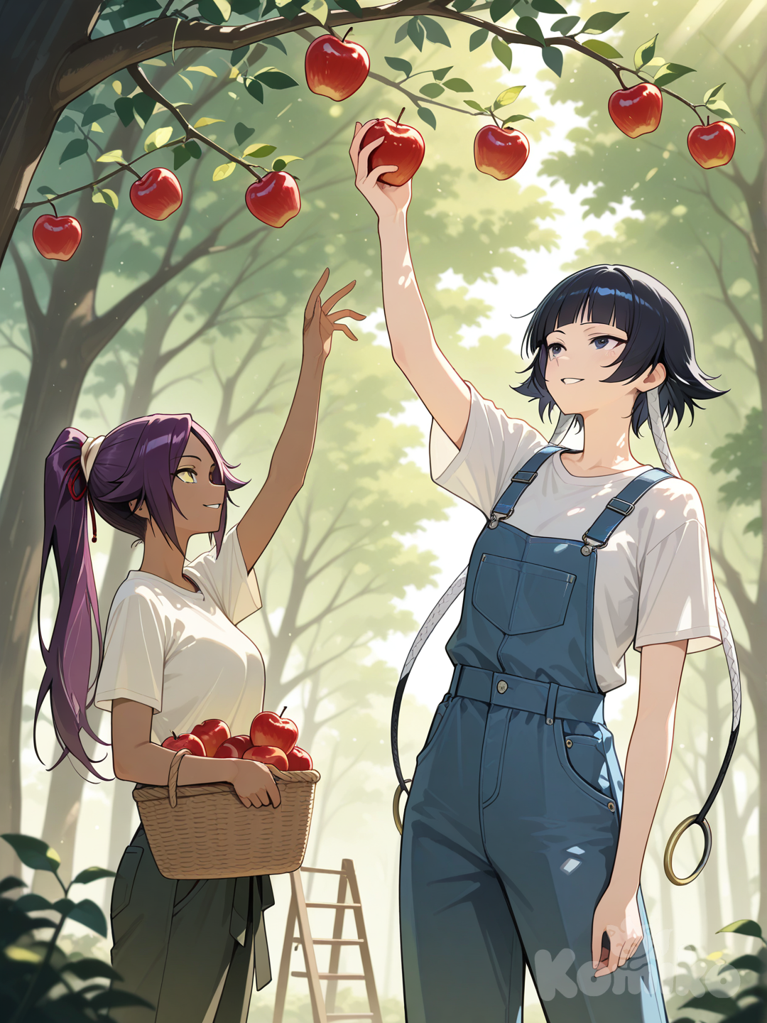 holding fruit