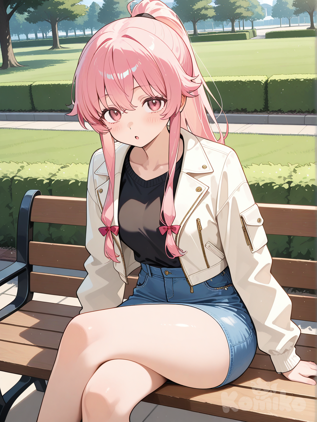 white jacket