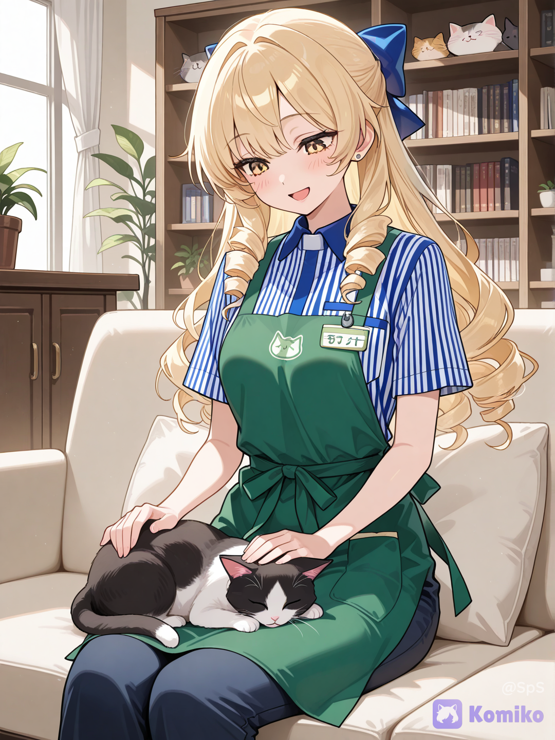 green apron