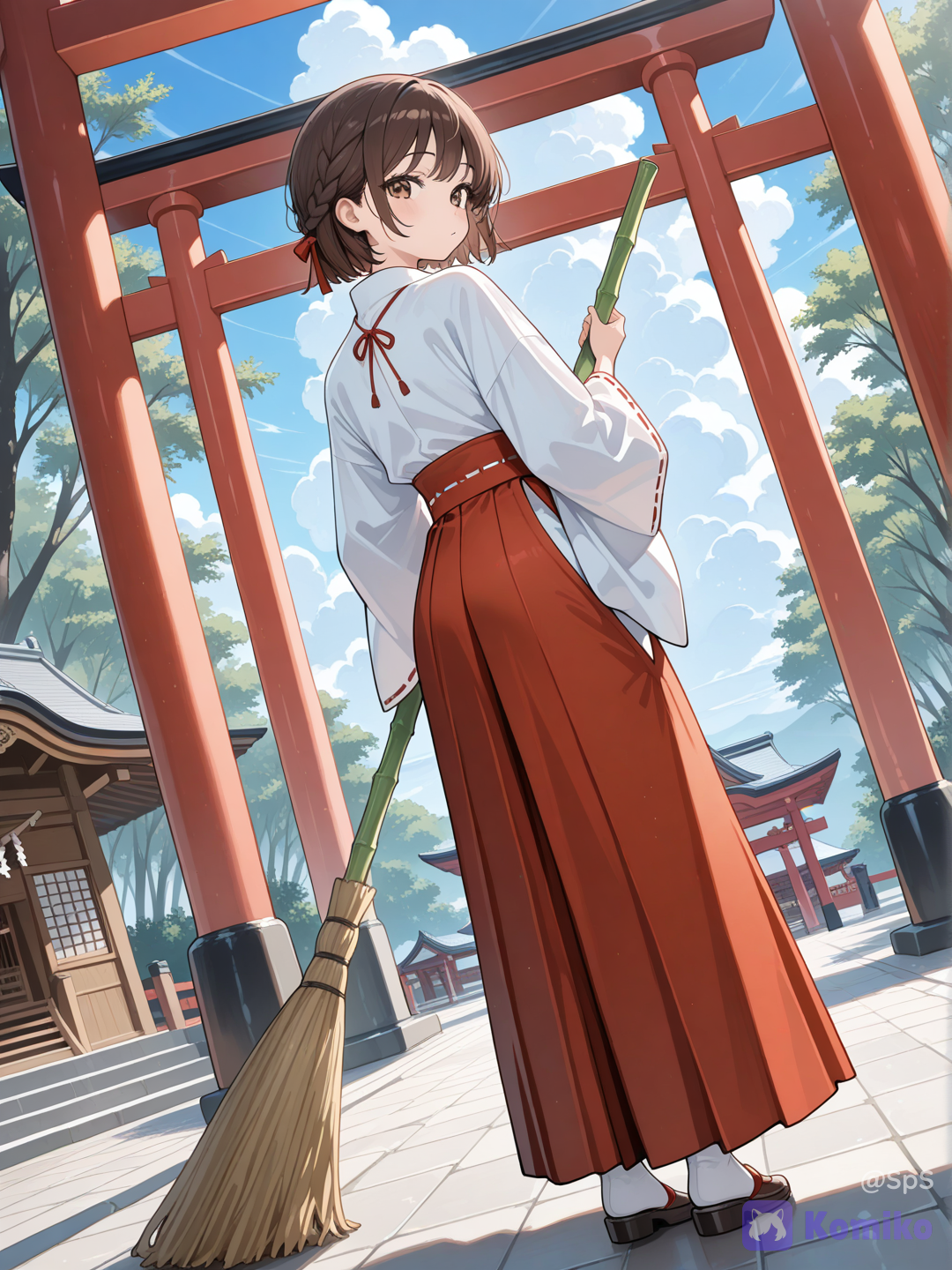 bamboo broom