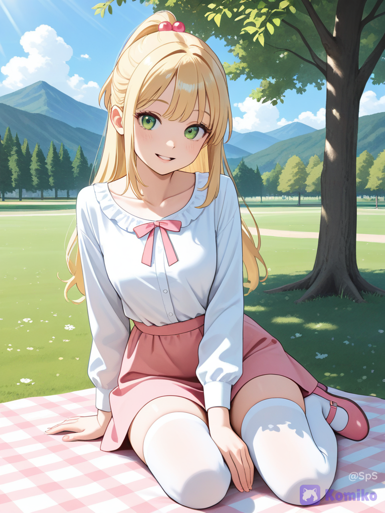 pink skirt
