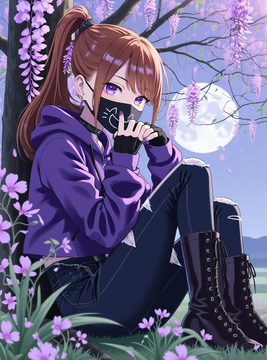 Wisteria girl