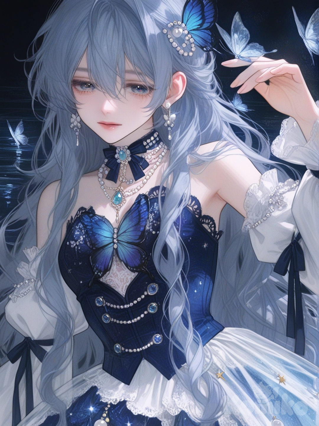 Butterfly Girl (Blue)