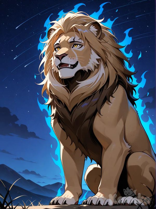 Lion and the stars 