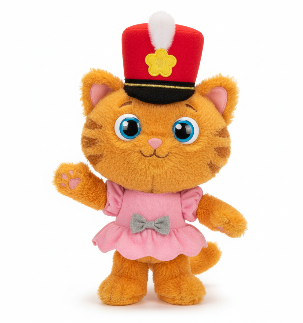 catrina plush with marching band hat