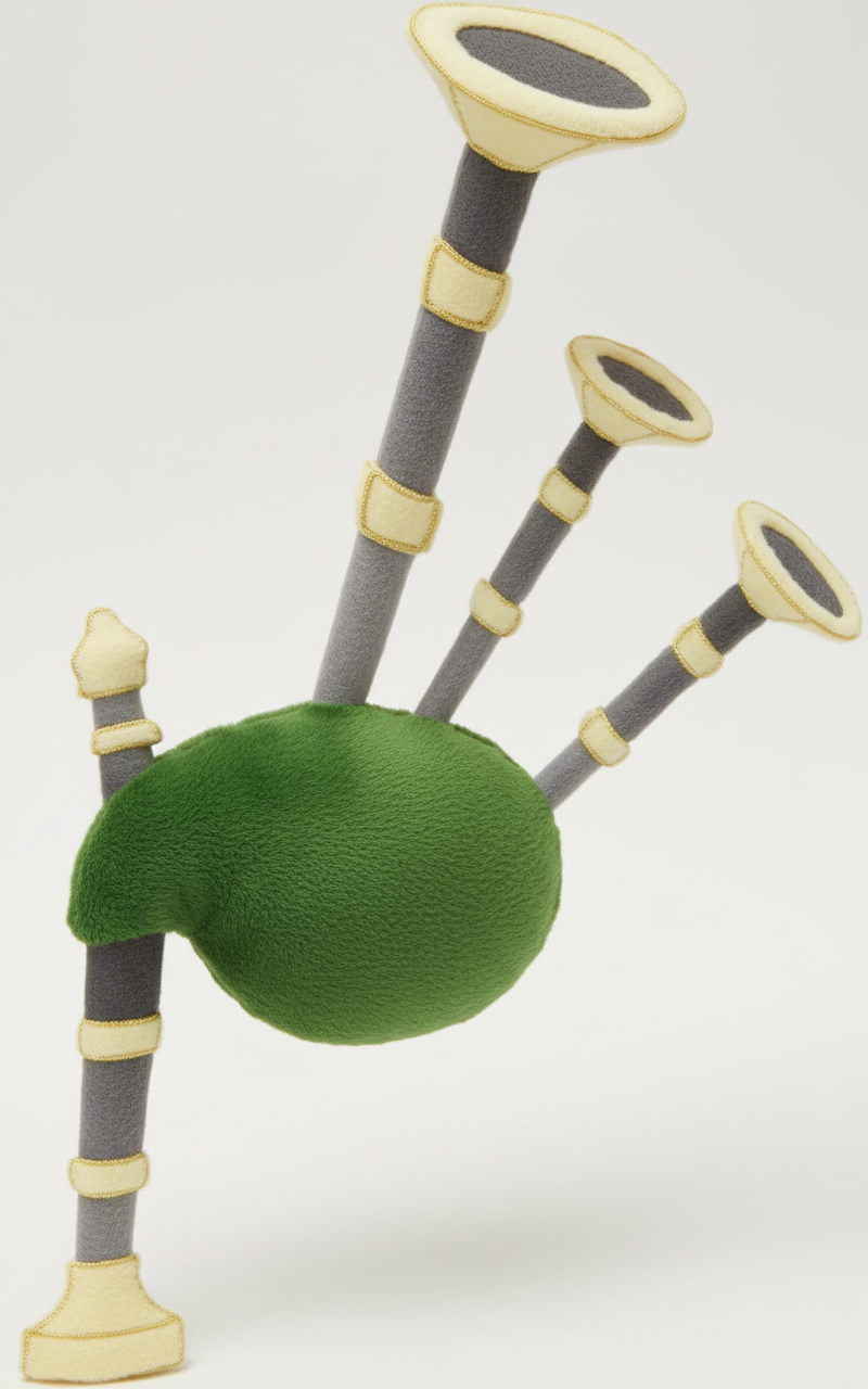 Plush bagpipes