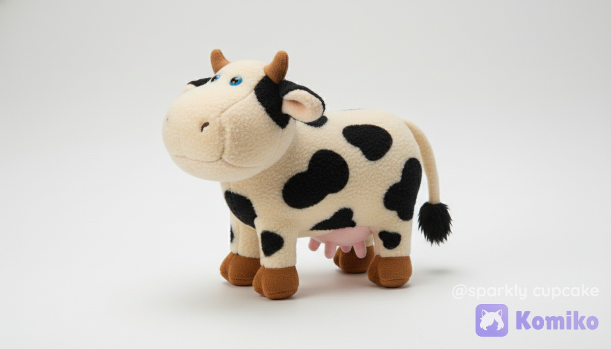 Plush cow