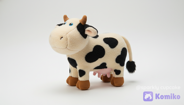 Plush cow