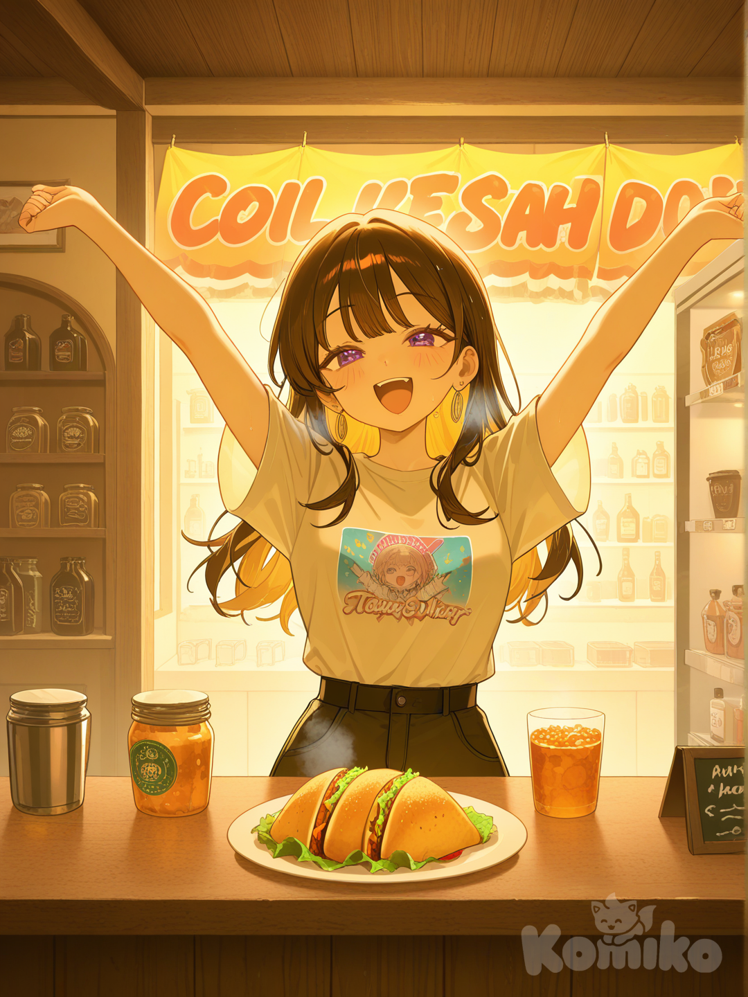 Comiendo tacos