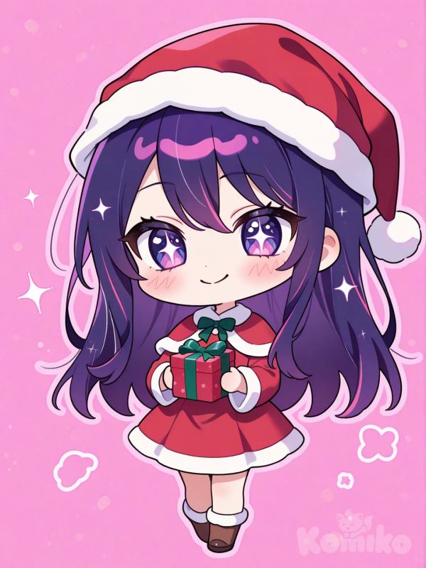 Hoshino Ai estilo chibi