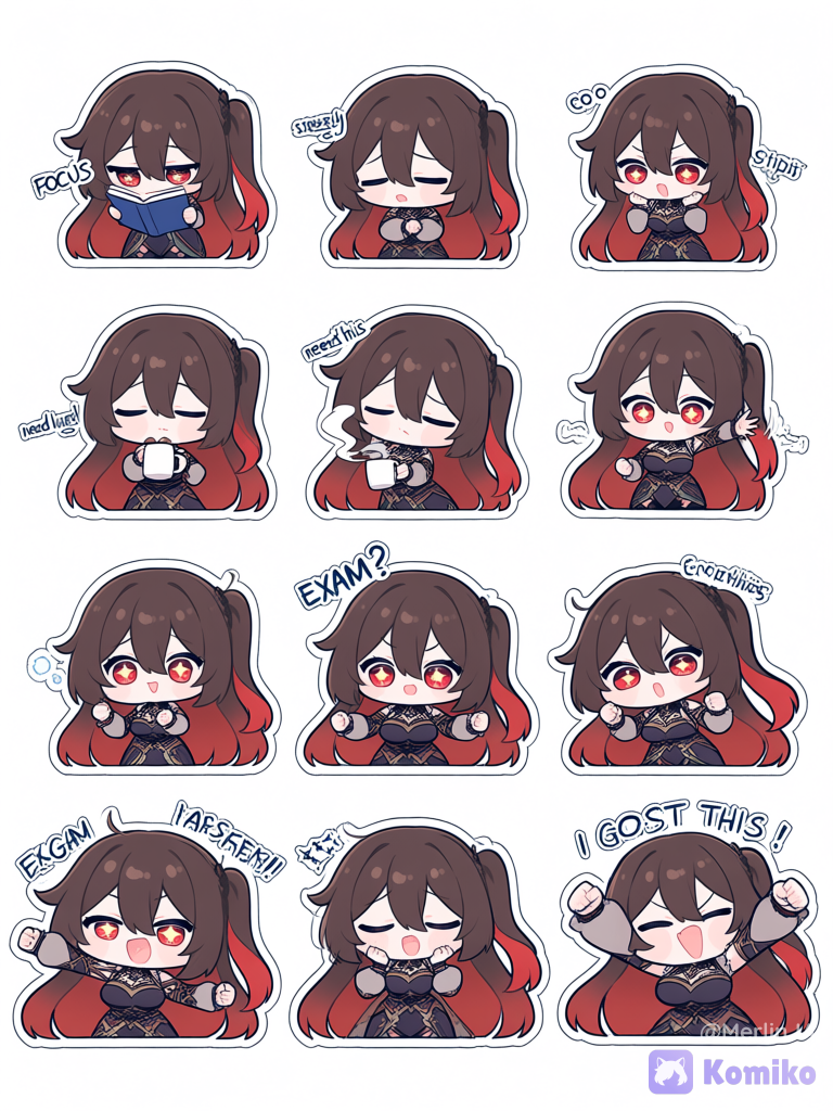 Esmeralda stickers