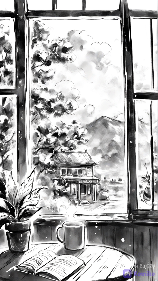 Black and white drawing