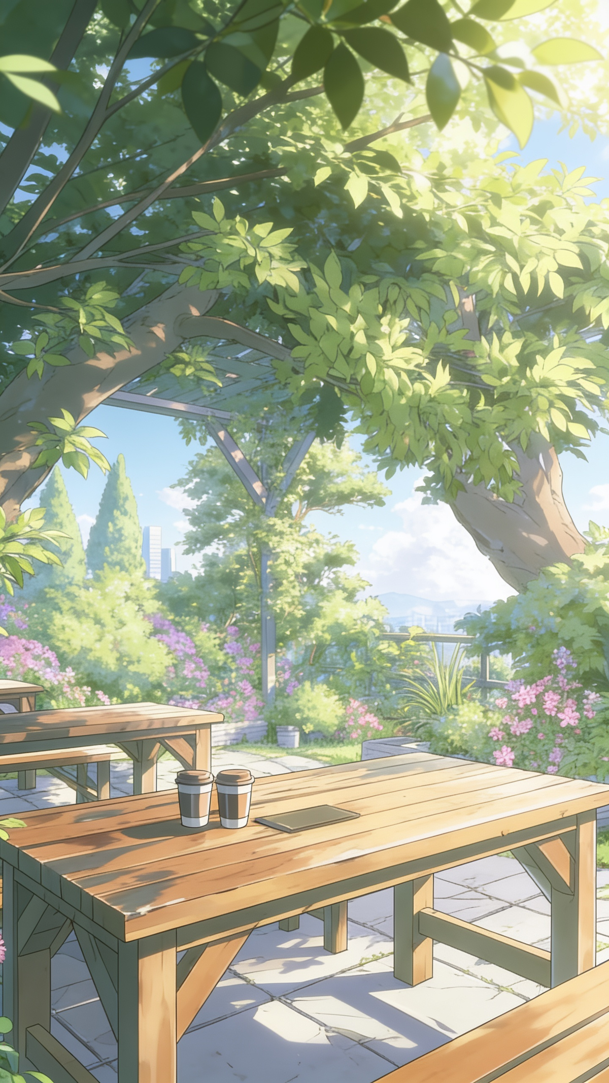 Peaceful garden