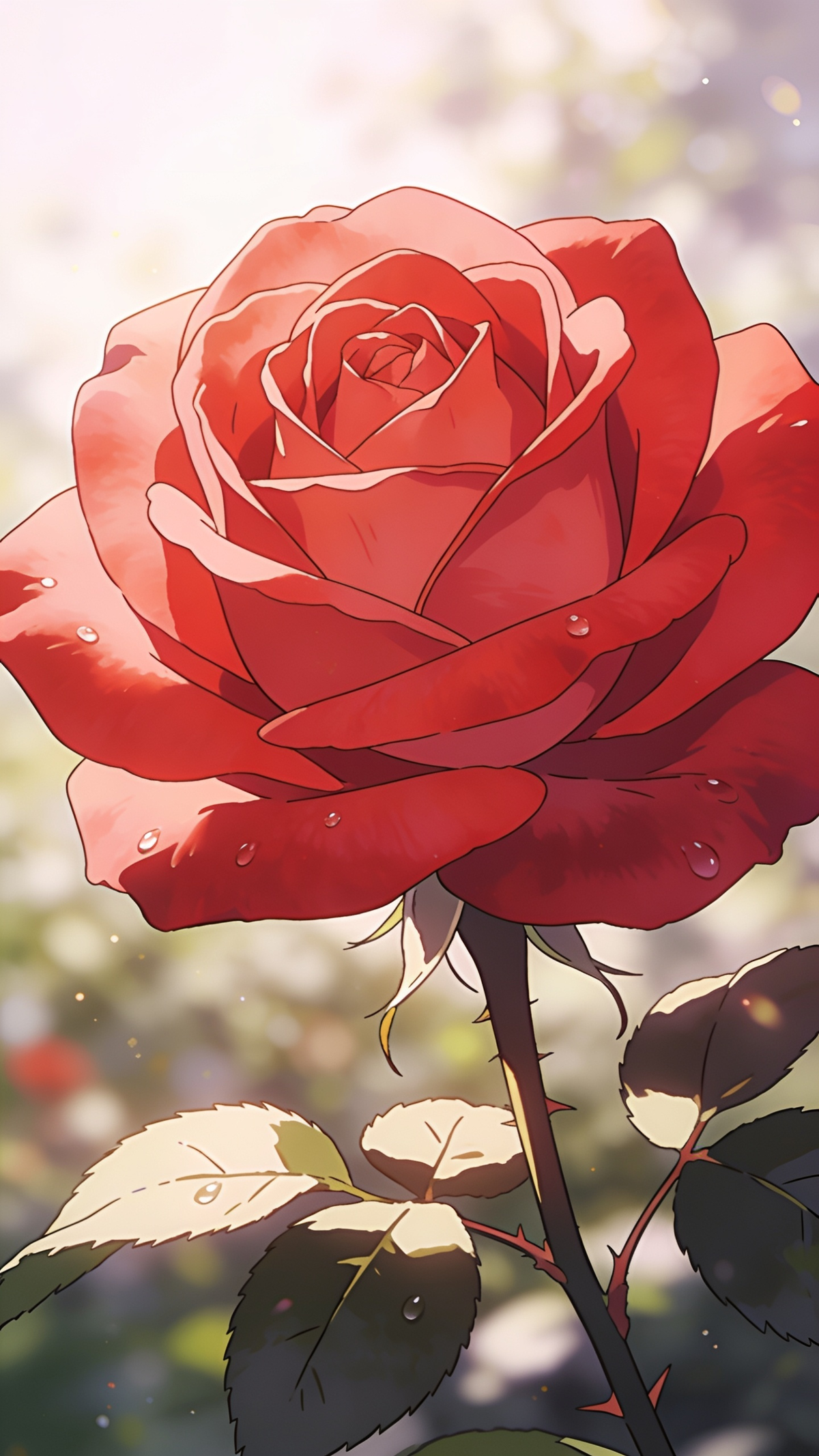 a red rose🌹