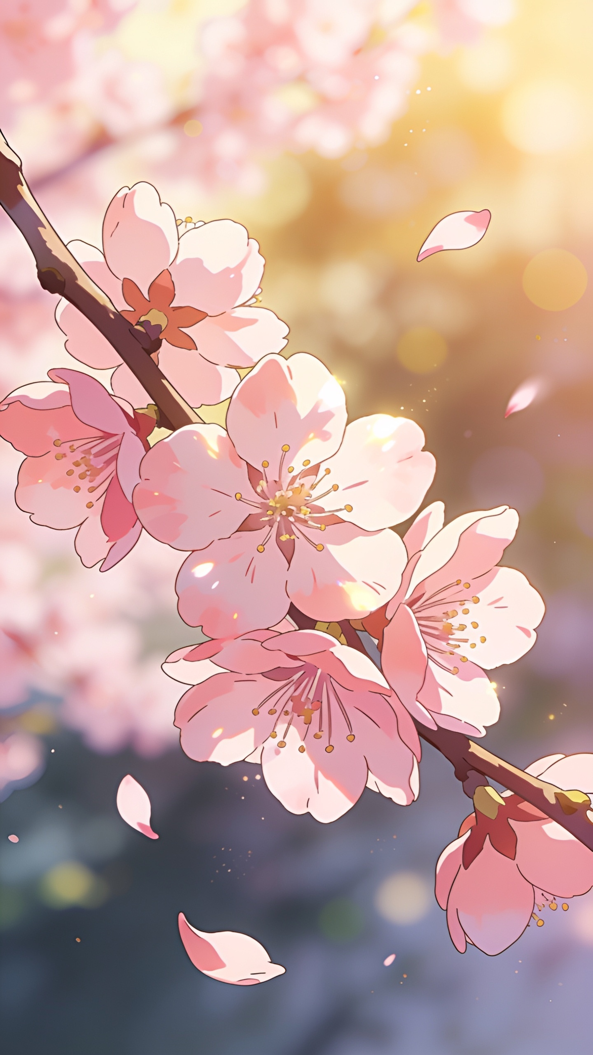 delicate cherry blossoms🌸
