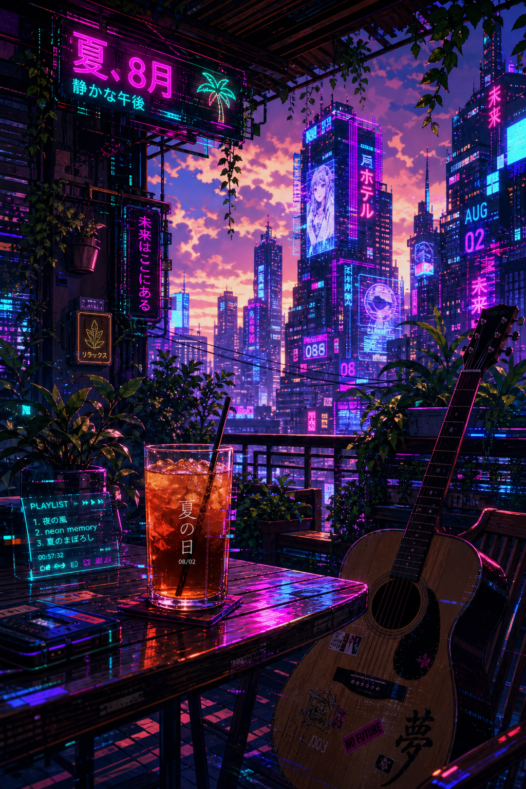Another attempt at the cyberpunk style🌇
