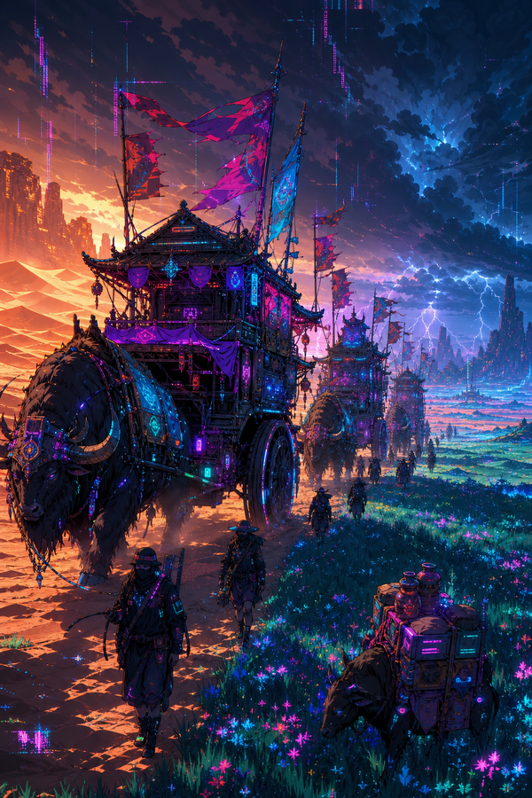 a luminous merchant caravan✨