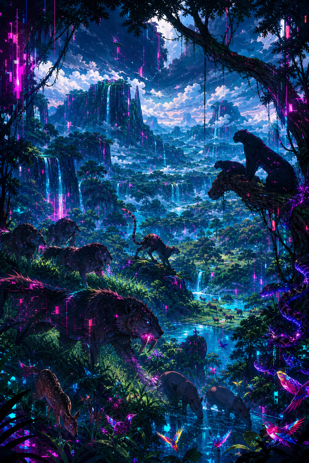 🌿A wild and illuminated landscape✨