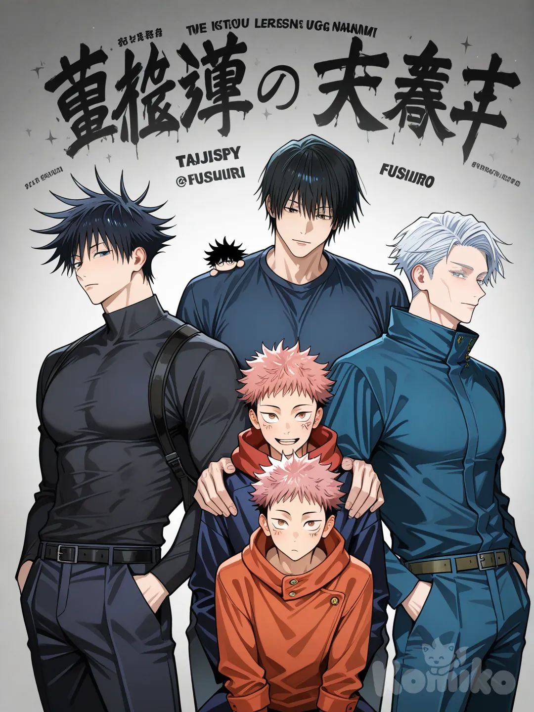 @Gojou_Satoru, @Nanami_Kento, @Fushiguro_Touji, @Fushiguro_Megumi, @Itadori_Yuuji
