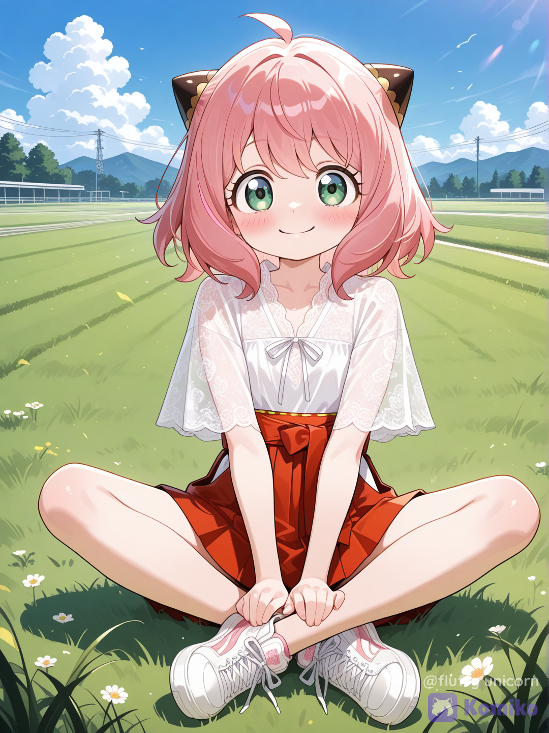 Omg anya so beautiful and cuteee