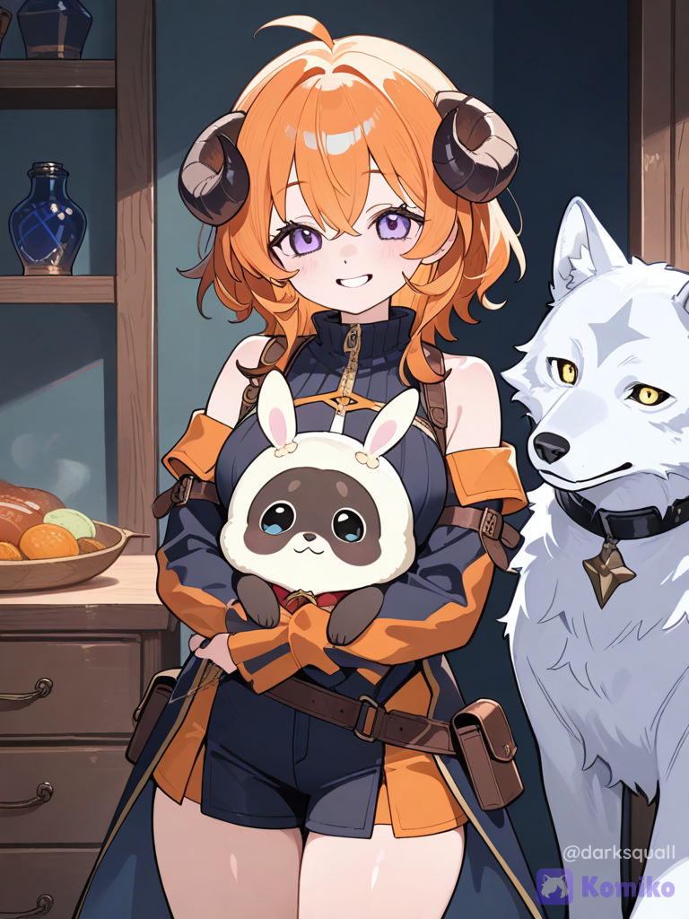 ¡Lammis y Cajón tan kawaii! 🐺🐾