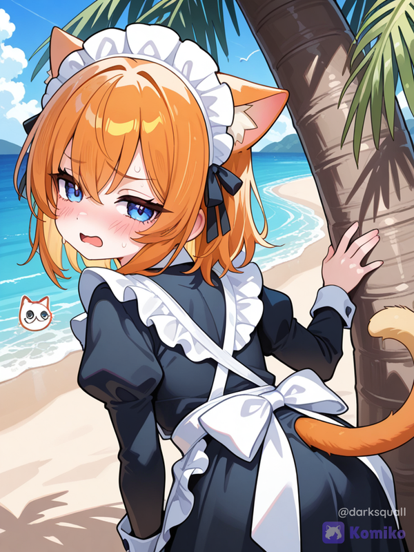 Komiko y la comezón playera 😿🌴