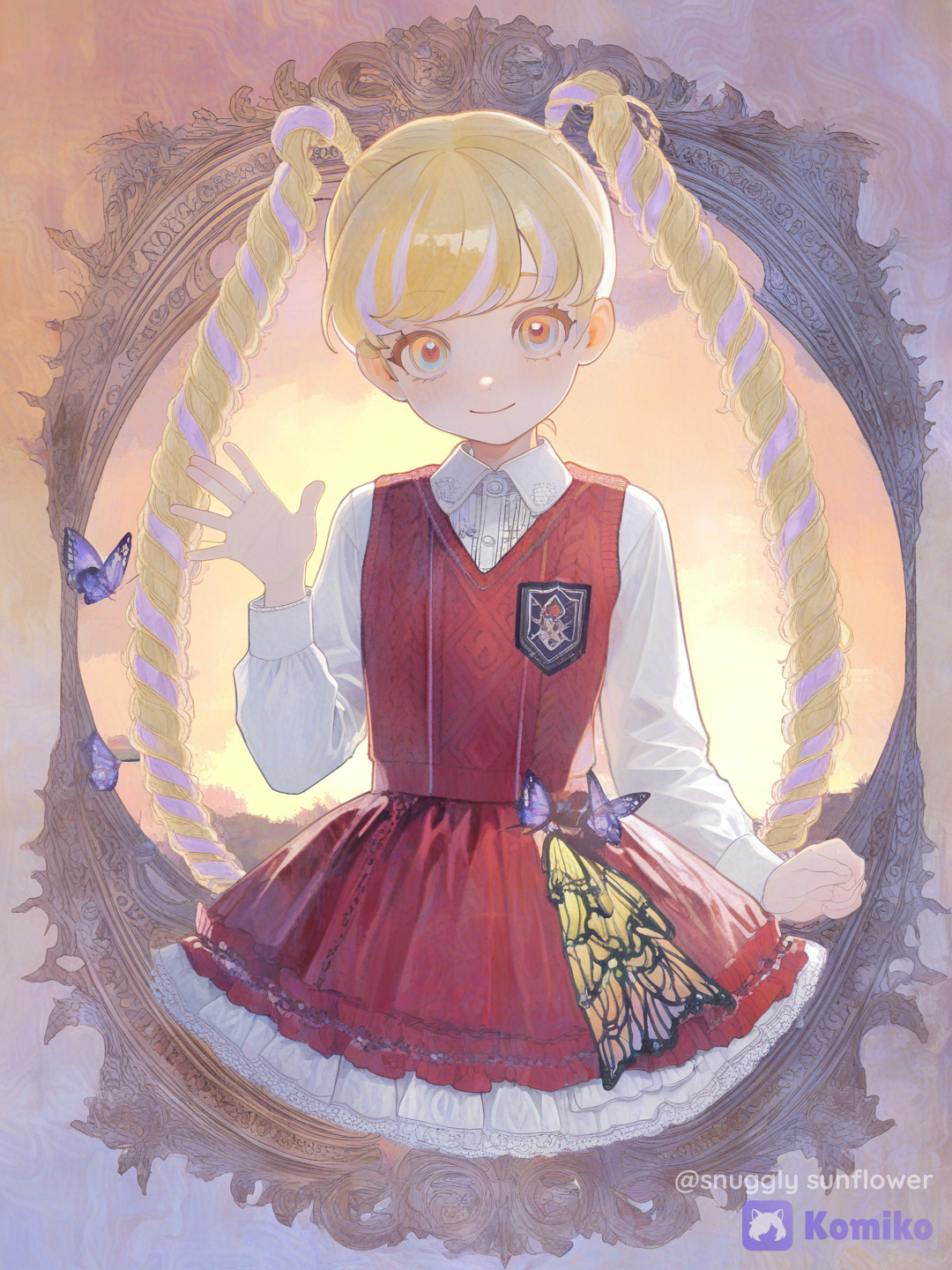 niña rubia