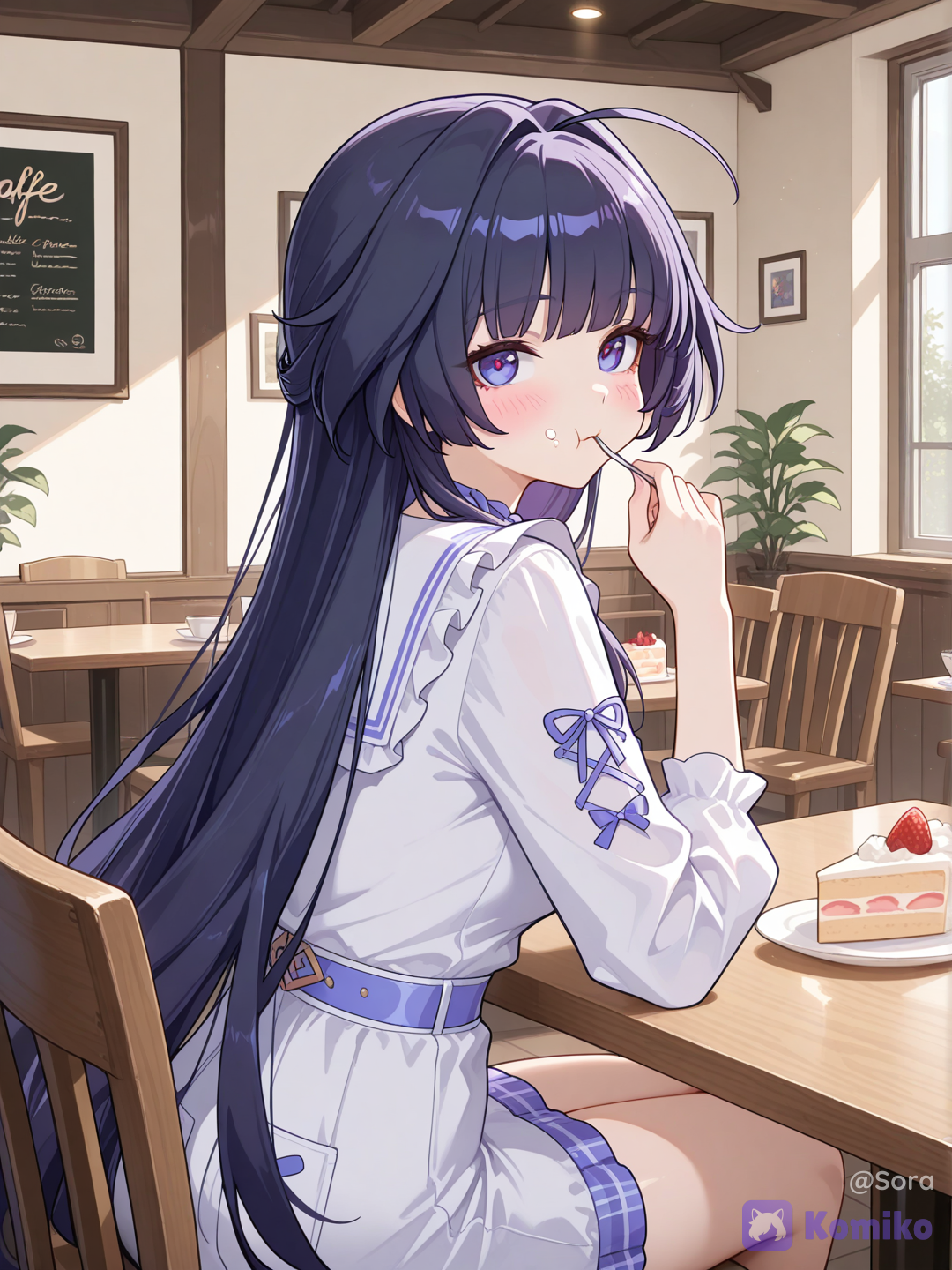 MEI eating cake