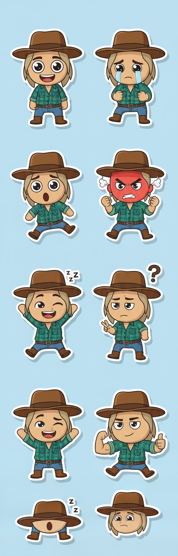 Sprunki Tunner Expression Stickers
