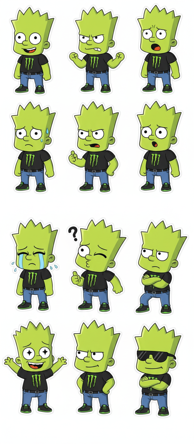 Sprunki OWAKCX Expression Stickers