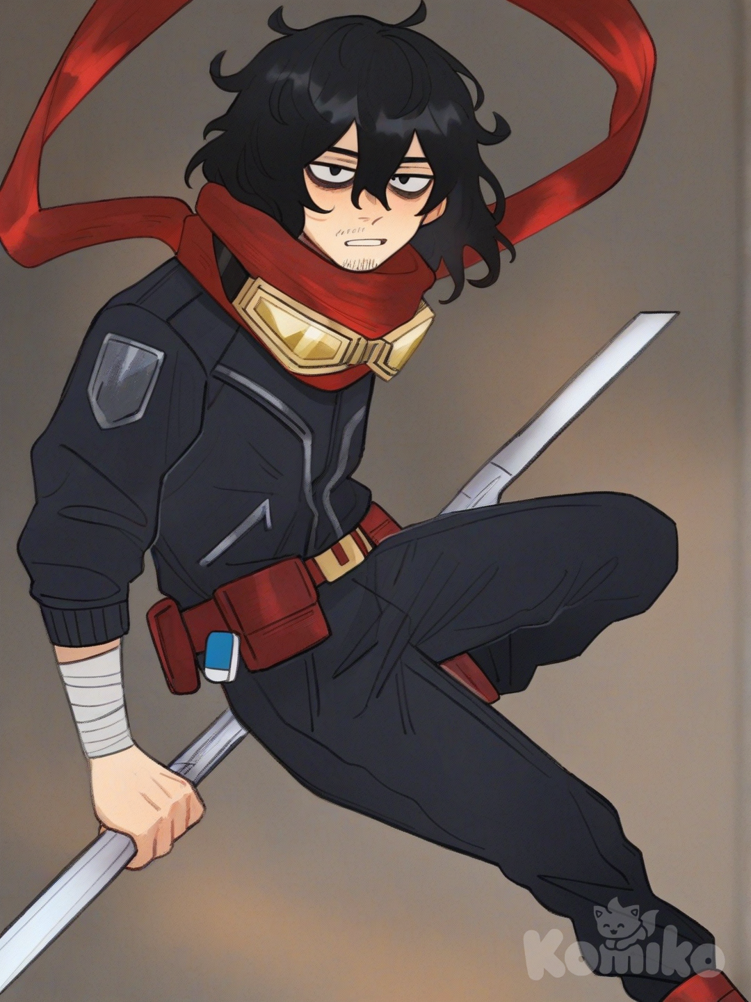 My OC dressed Aizawa up 
