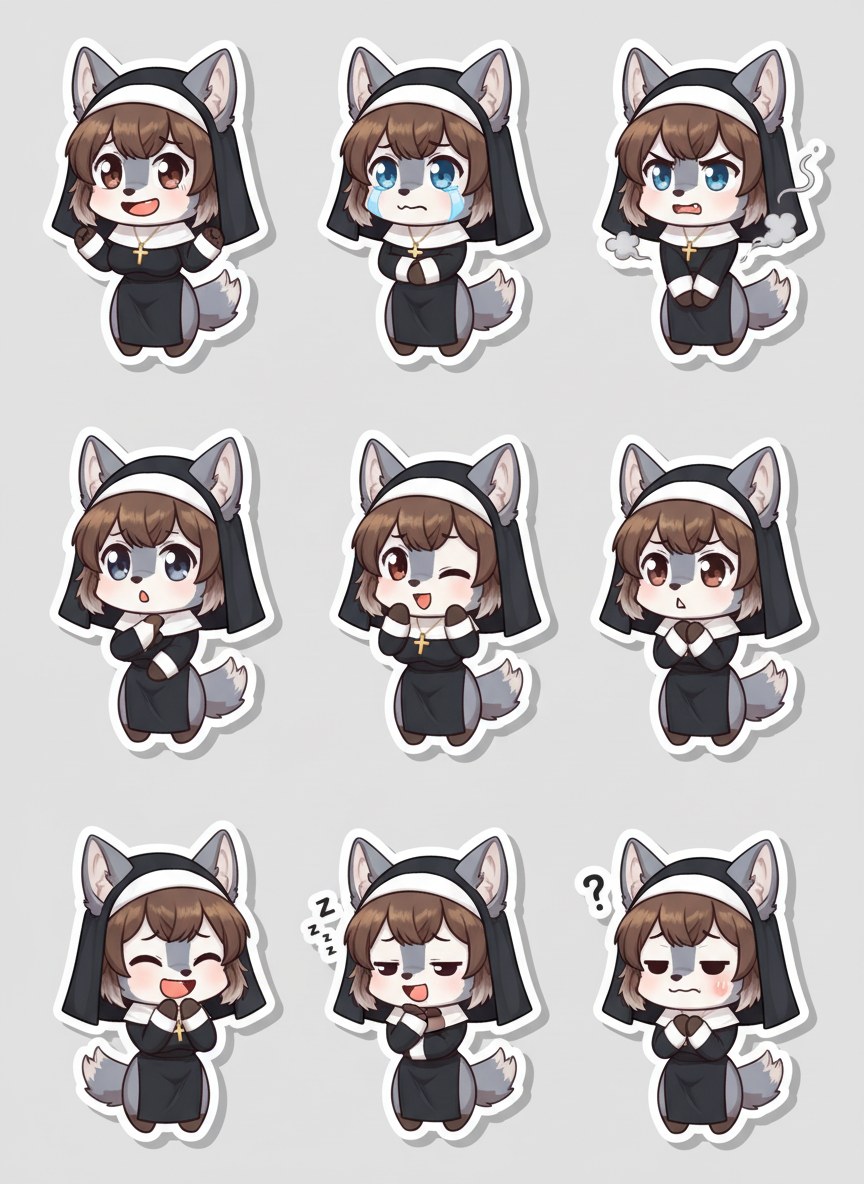[OC] Wolf Nun Eva