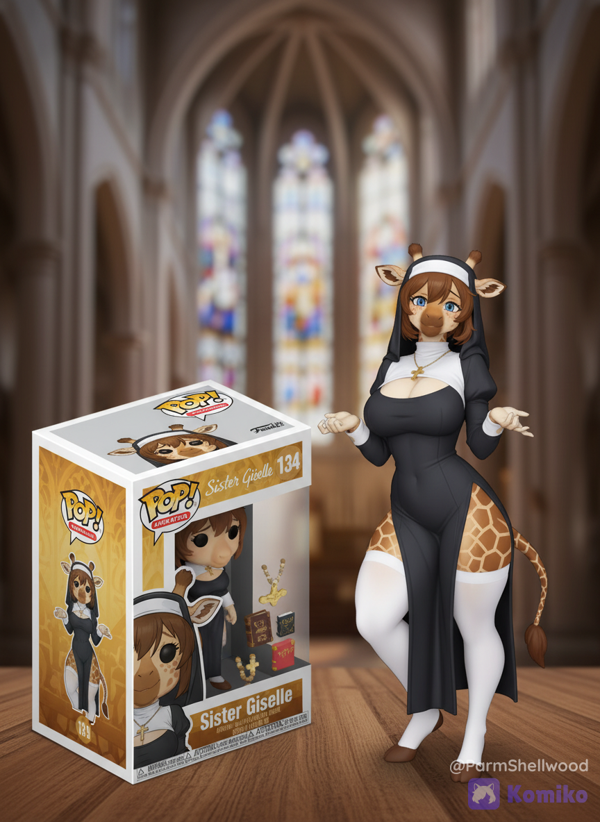 [OC] Sister Giselle, the Giraffe Nun
