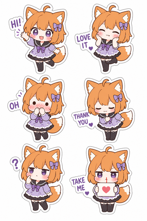 Komiko-chan Sticker