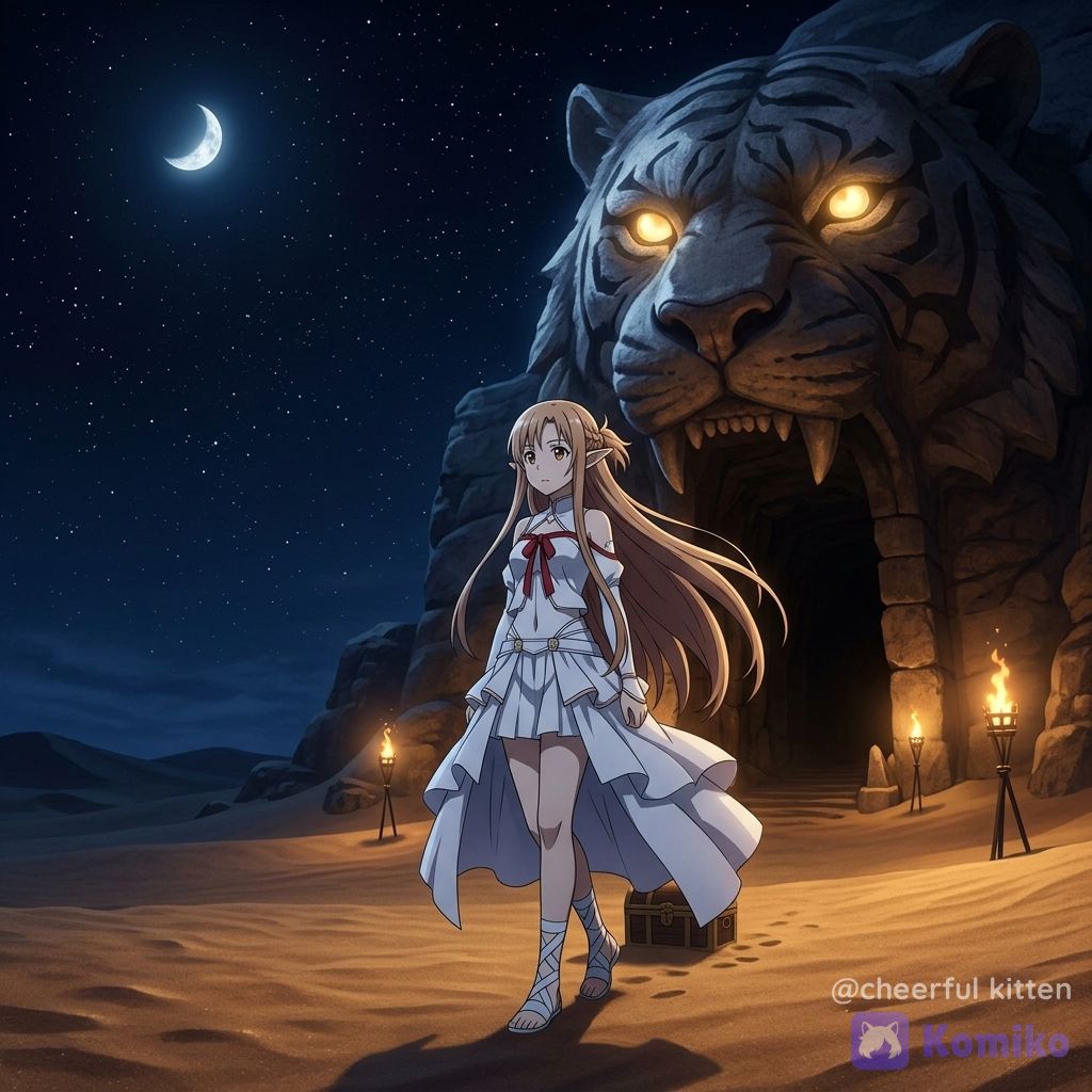 Asuna and the cave of wonders adventure