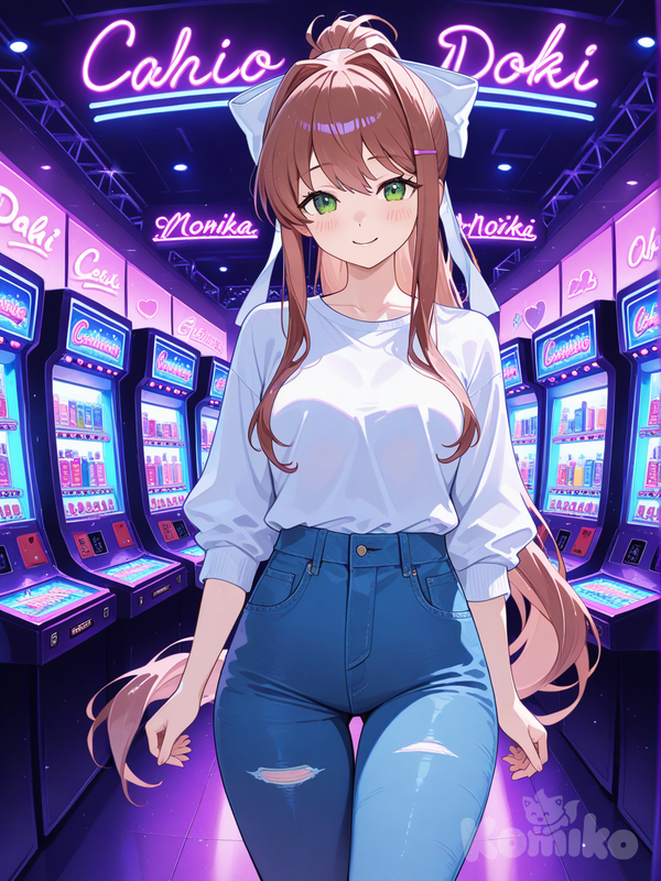 Monika in Casino