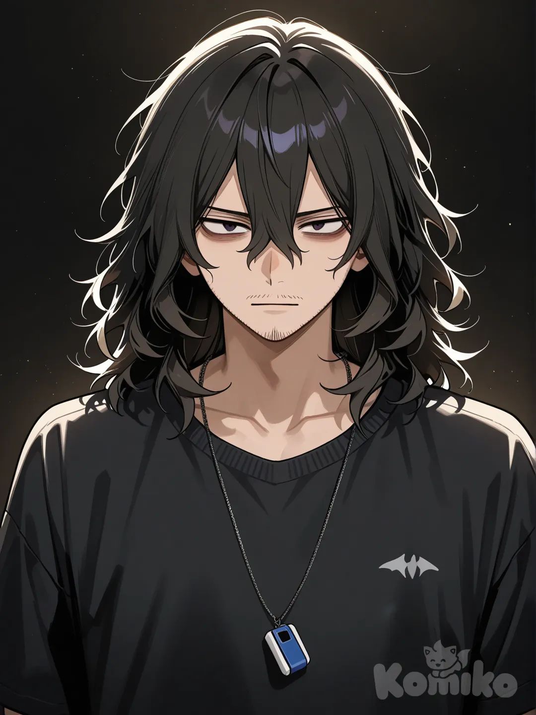 @Eraser_Head_(Boku_No_Hero_Academia) fondo oscuro