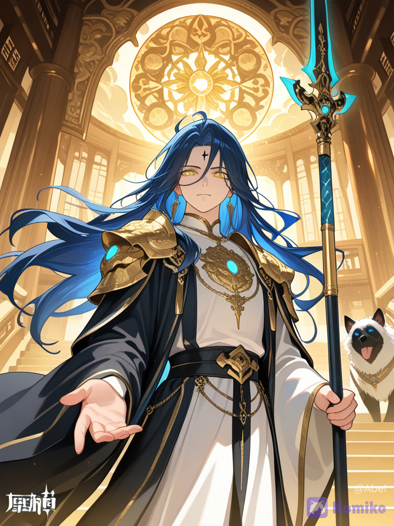 Pangeran Biru & Anjing Setia 🐾✨