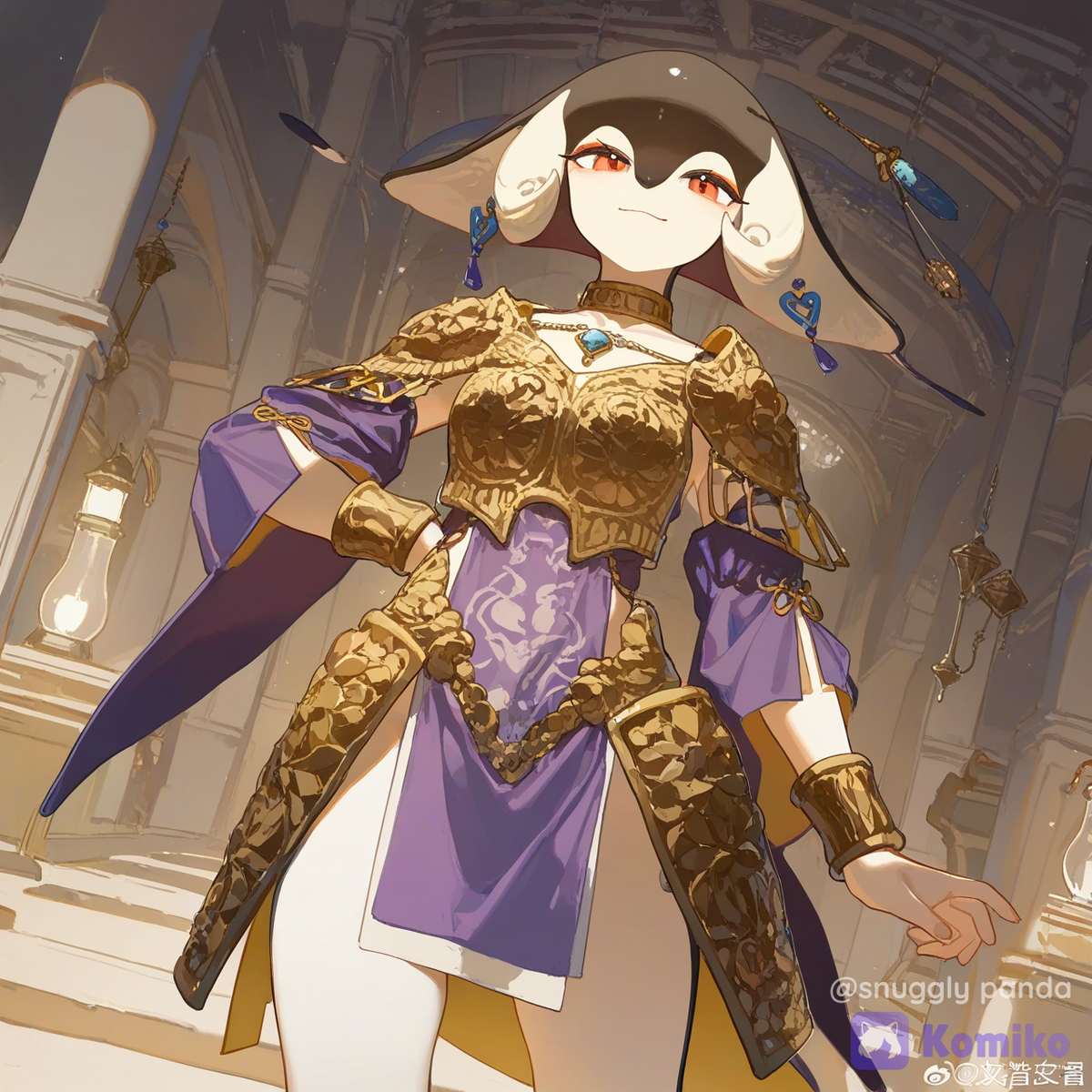 Trying on some new armor