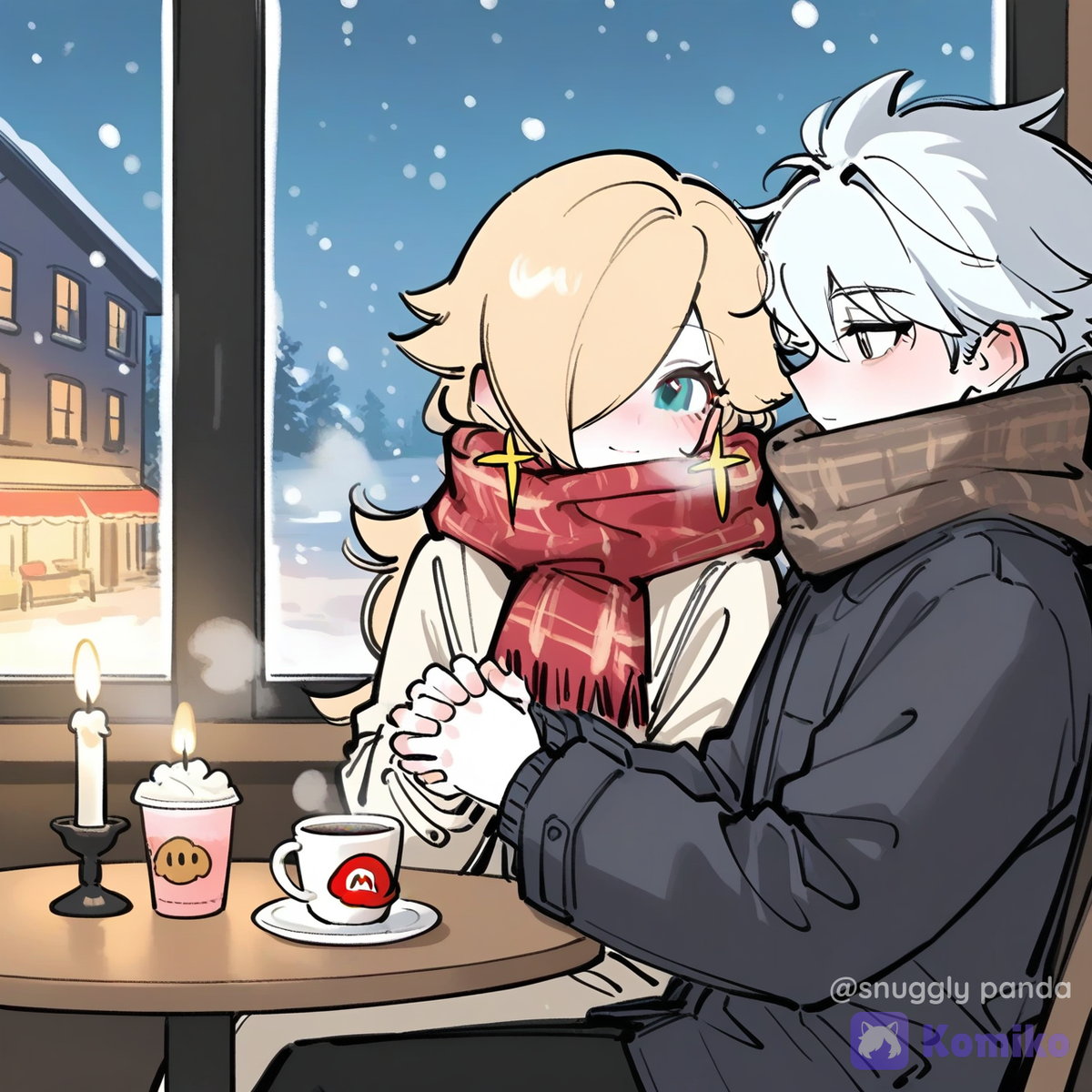 Cute little coffee date.