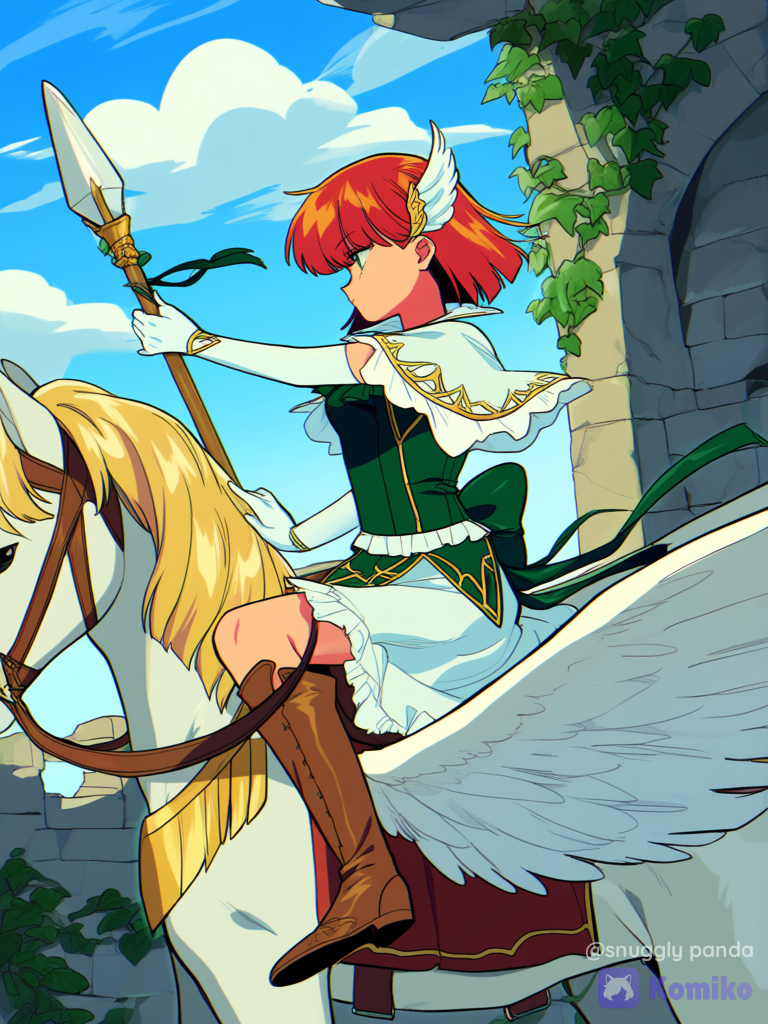 Priscilla rides into battle