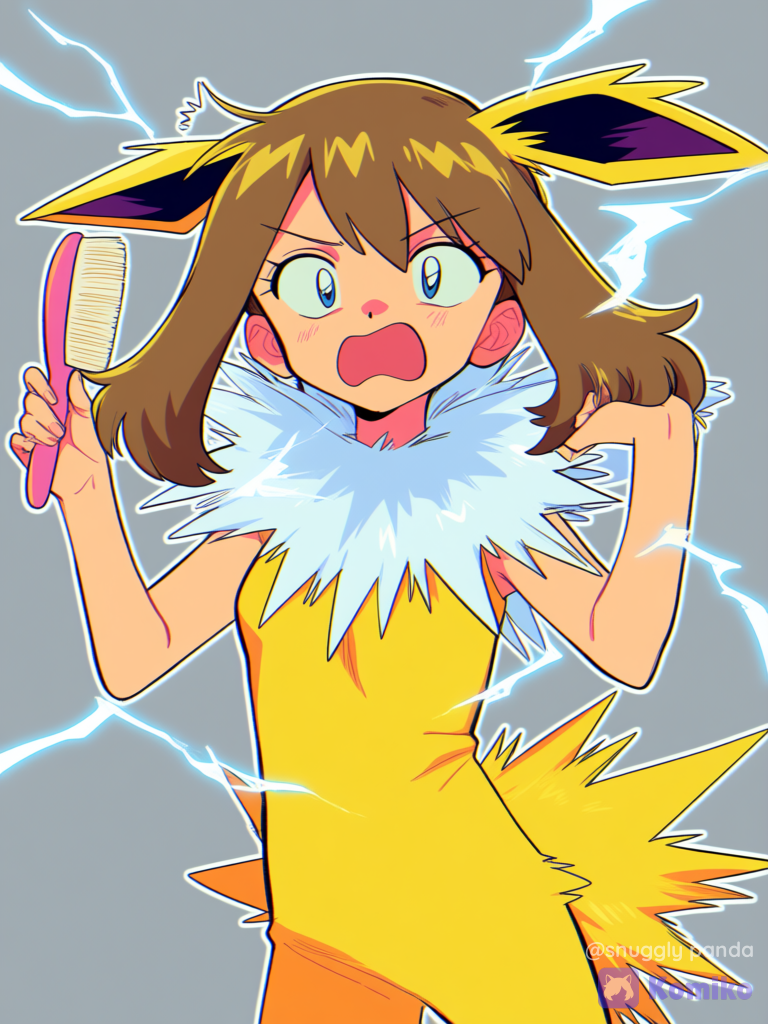 Jolteon costume comes with a surprise!